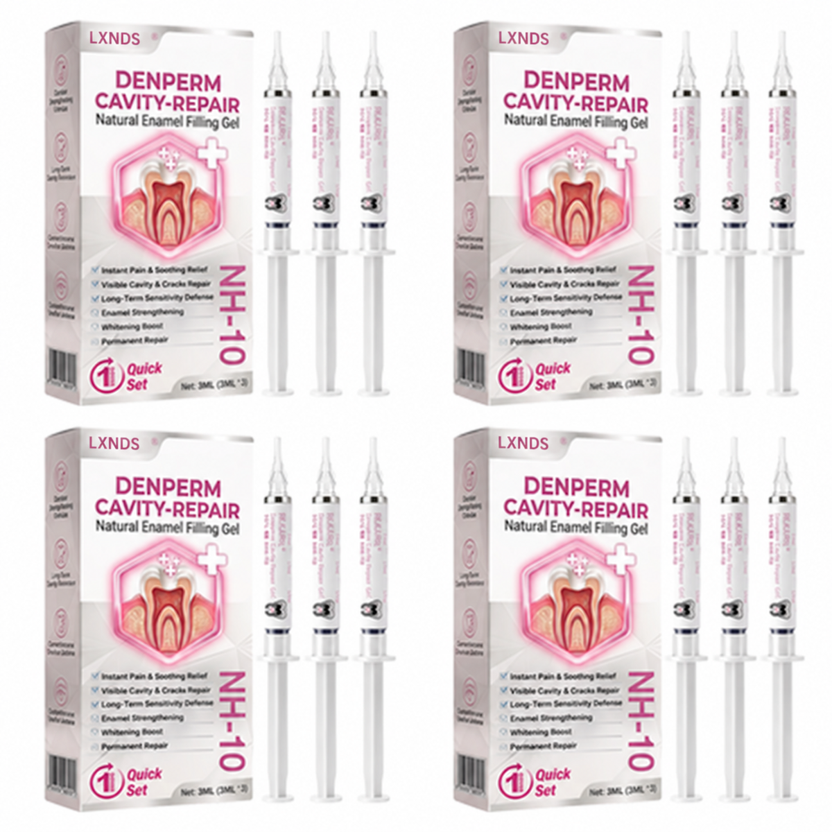 🦷 LXNDS DenPerm Cavity-Repair Natural Enamel Filling Gel