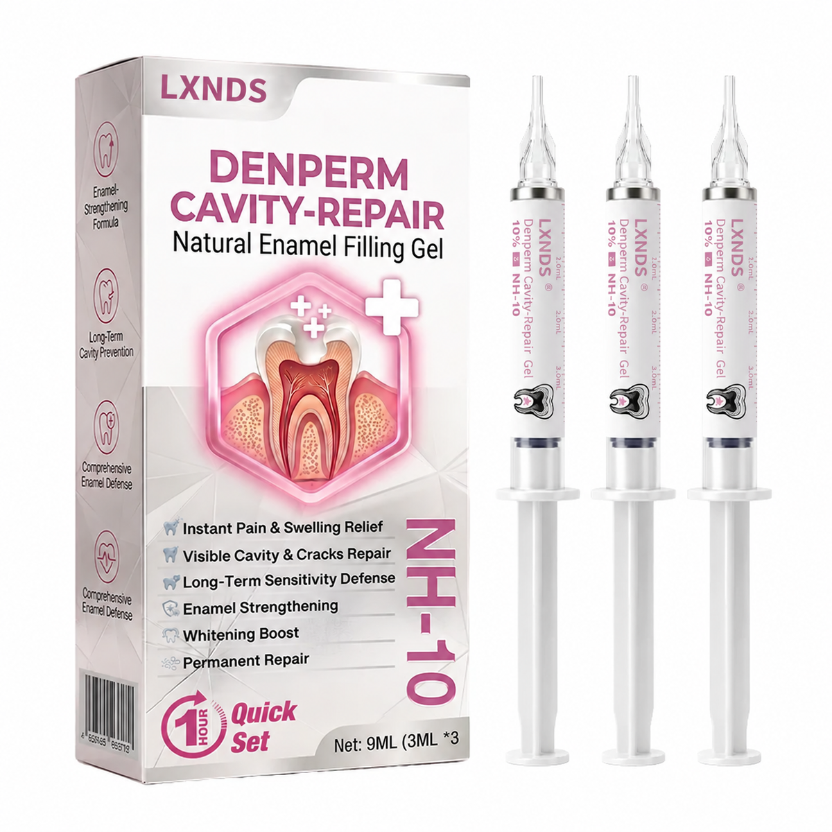 🦷 LXNDS DenPerm Cavity-Repair Natural Enamel Filling Gel