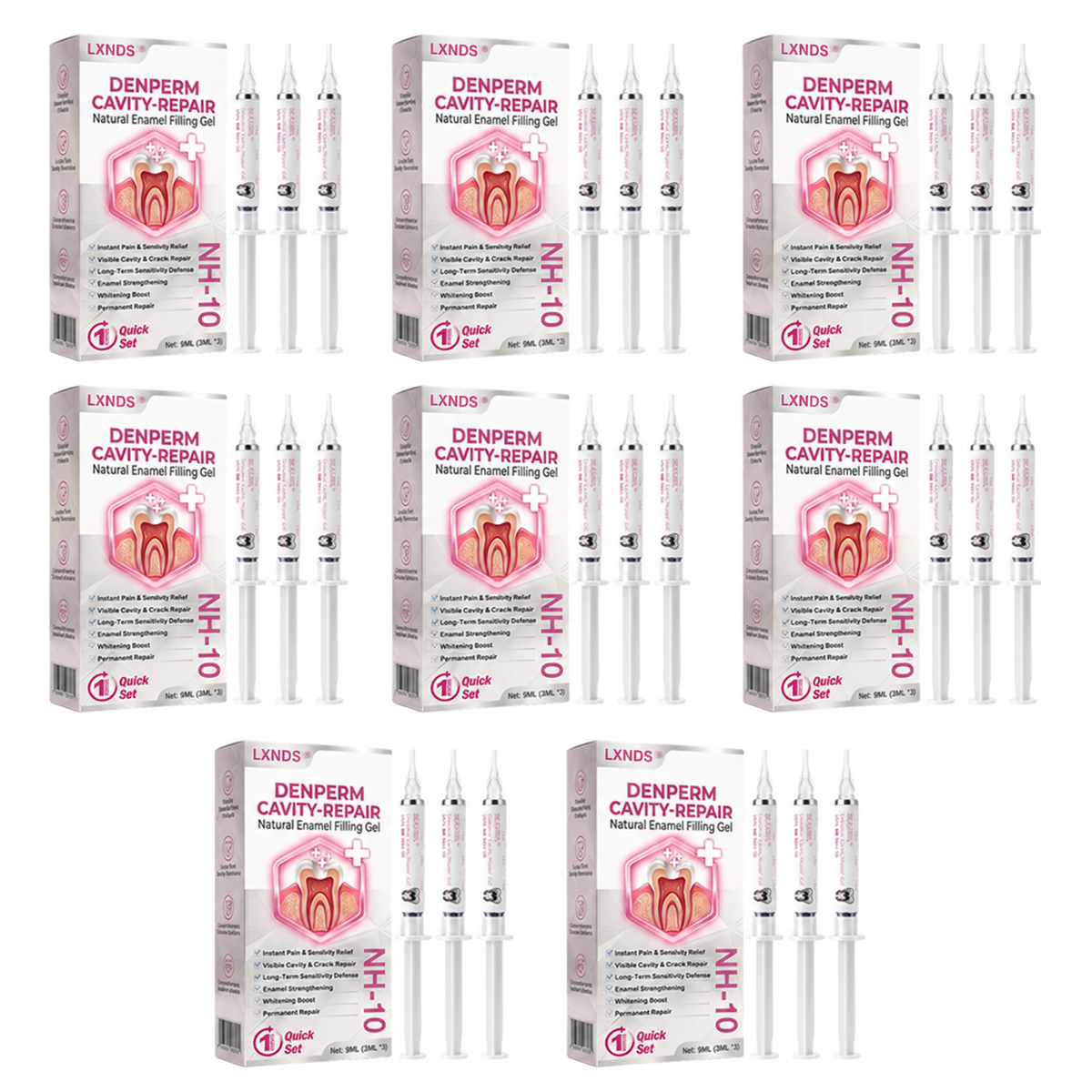 🦷 LXNDS DenPerm Cavity-Repair Natural Enamel Filling Gel