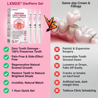 🦷 LXNDS DenPerm Cavity-Repair Natural Enamel Filling Gel