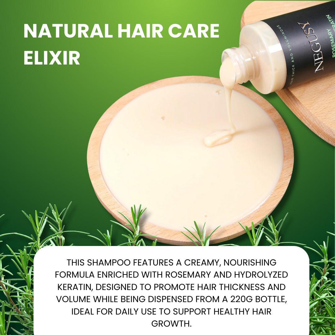 🌿NEGUSY Rosemary Keratin Repair Shampoo for Thicker, Stronger Hair — 🔥Reduce Breakage & Save Up to 40% Today!