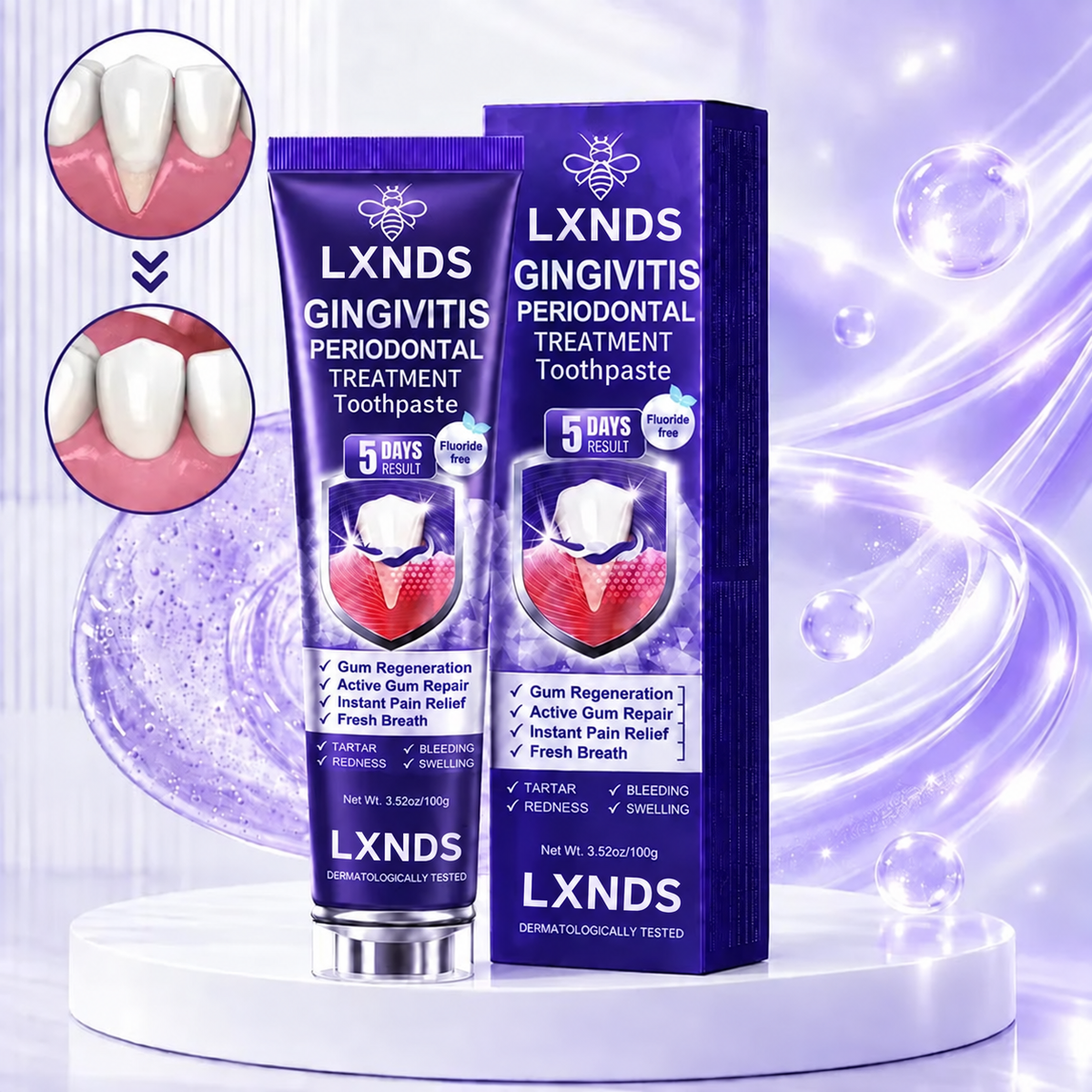 🦷 LXNDS Bee Venom Oral and Gum Care Toothpaste 🐝🐝
