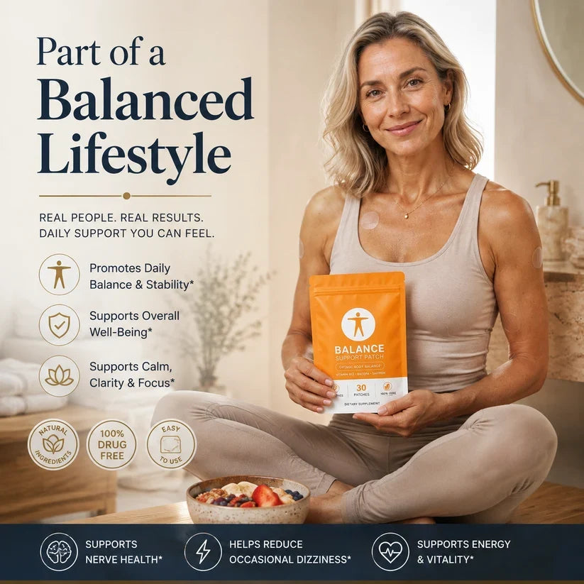 Unsteady on Your Feet? 🔥LXNDS Balance Support Patches — Feel Grounded Every Step. 🧘‍♀️
