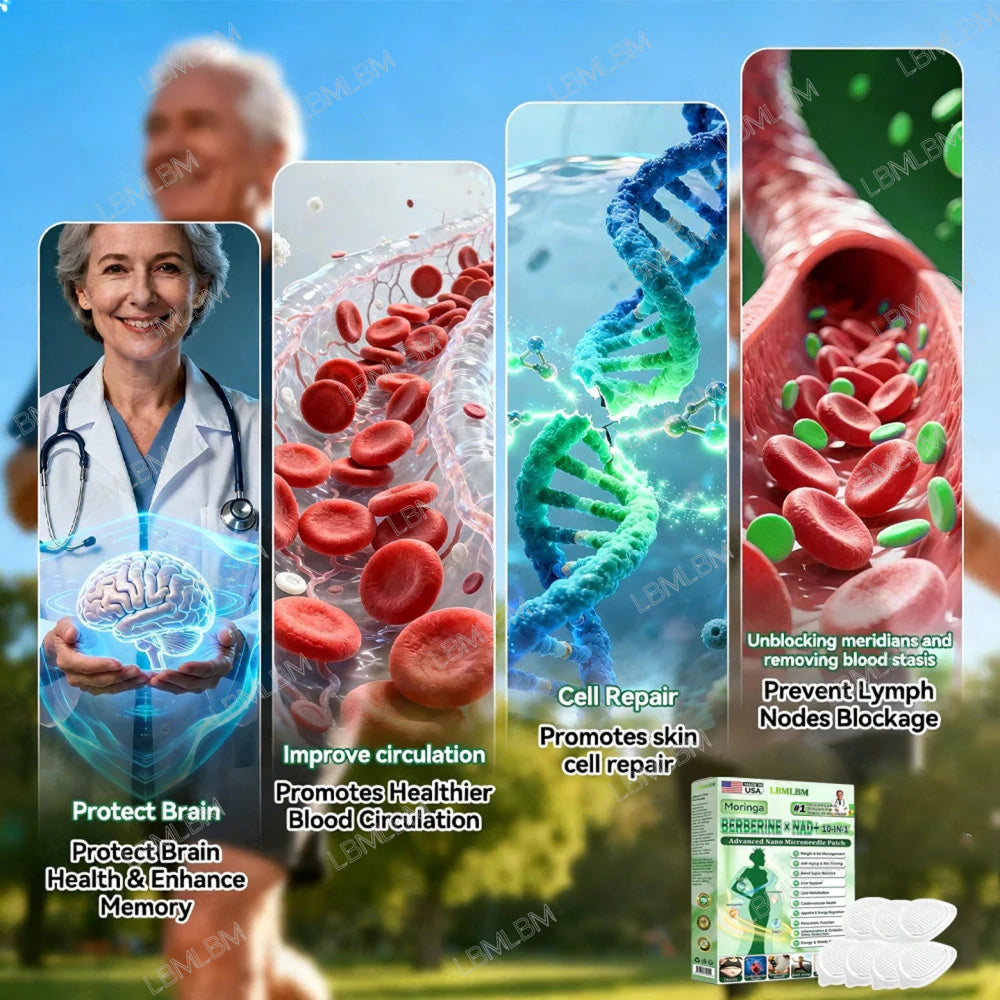 🔥Get 70% Off Now!🔥 LBMLBM™ Moringa & Berberine 10-IN-1 Advanced Nano Microneedle Patch 🚀 Transform Your Body