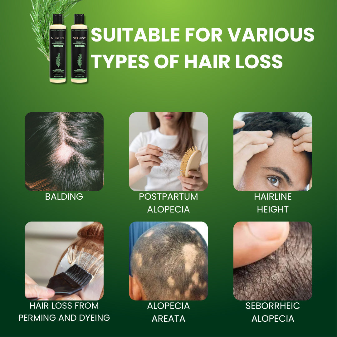 🌿NEGUSY Rosemary Keratin Repair Shampoo for Thicker, Stronger Hair — 🔥Reduce Breakage & Save Up to 40% Today!