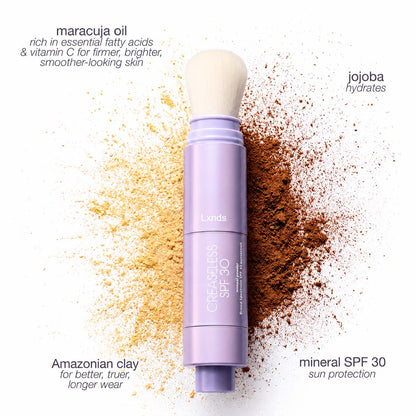 LXNDS Summer Skin Essentials Set — CC Serum + Solid SPF 30 Sunscreen Brush