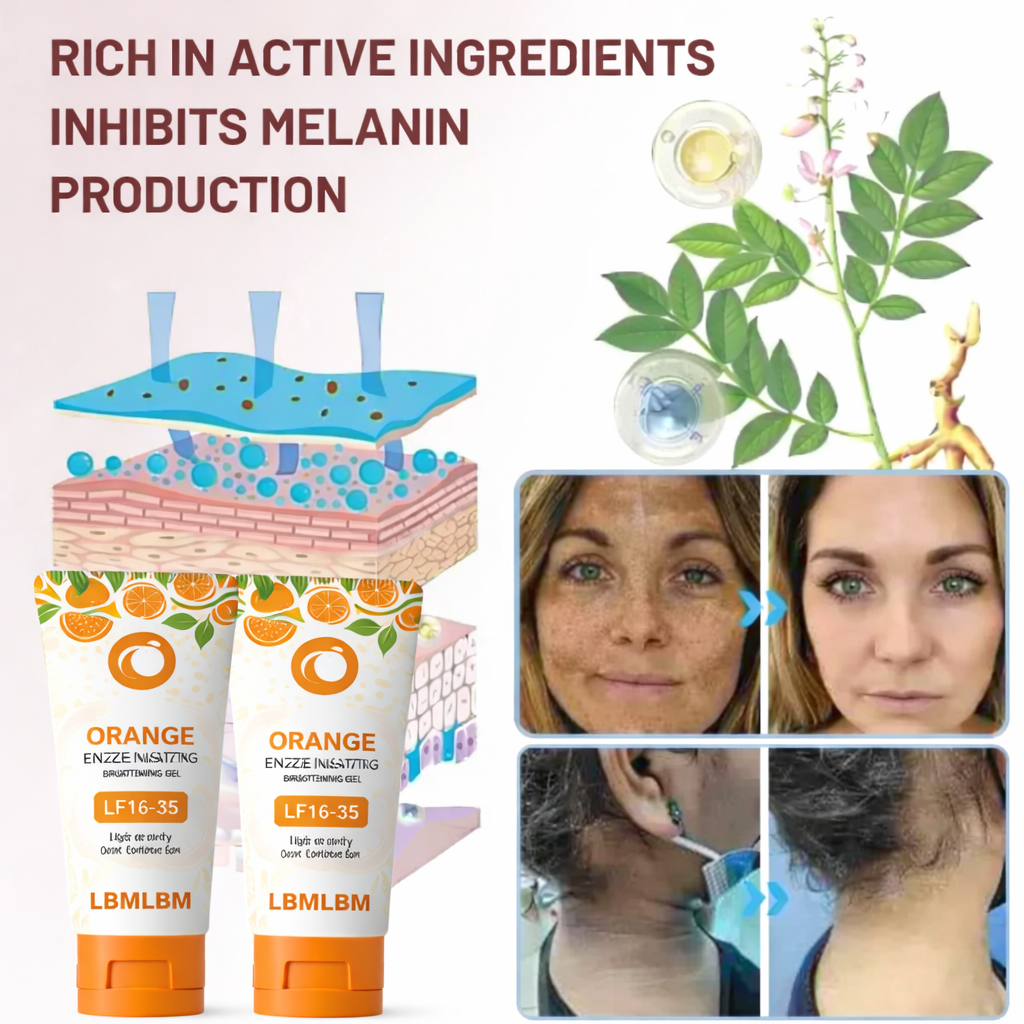 ✨Buy 2 Get 2 FREE 🍊Orange Enzyme Exfoliating Gel — Break Down Dead Skin, Unclog Pores & Reveal Baby-Smooth Skin