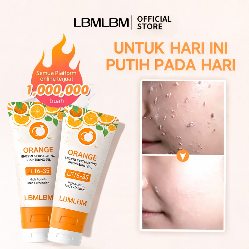✨Buy 2 Get 2 FREE 🍊Orange Enzyme Exfoliating Gel — Break Down Dead Skin, Unclog Pores & Reveal Baby-Smooth Skin