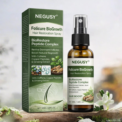 ✨NEGUSY® Follicure BioGrow Hair Restoration Spray — Clinically Proven Peptide Formula for Thicker, Healthier Hair | 🔥 Limited-Time 50% OFF