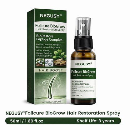 ✨NEGUSY® Follicure BioGrow Hair Restoration Spray — Clinically Proven Peptide Formula for Thicker, Healthier Hair | 🔥 Limited-Time 50% OFF