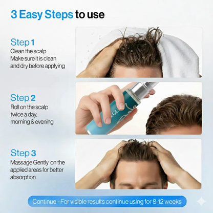 🔥NOW 50% OFF!! 🔥NEGUSY Hair Growth Serum Roll-On: 🌿The Scalp-Supporting Solution for Thicker, Fuller Hair✨