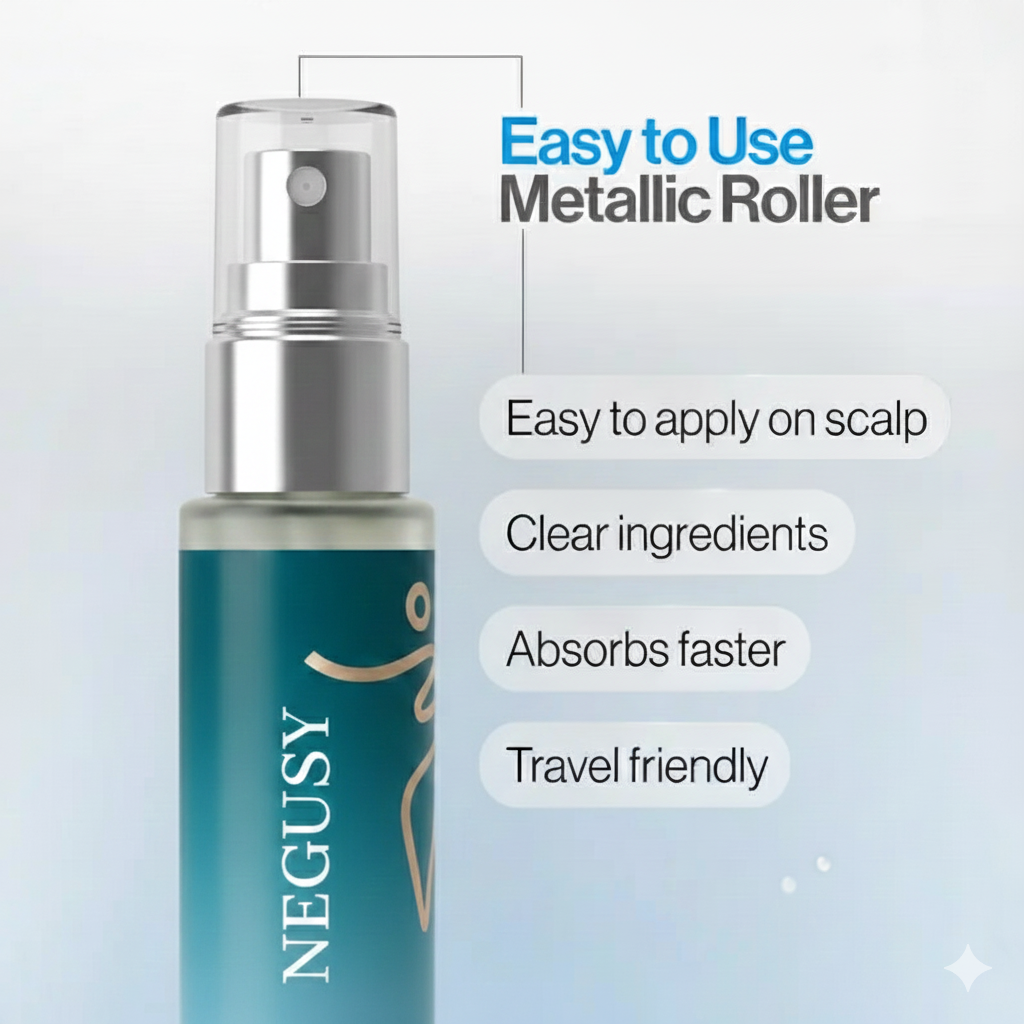 🔥NOW 50% OFF!! 🔥NEGUSY Hair Growth Serum Roll-On: 🌿The Scalp-Supporting Solution for Thicker, Fuller Hair✨